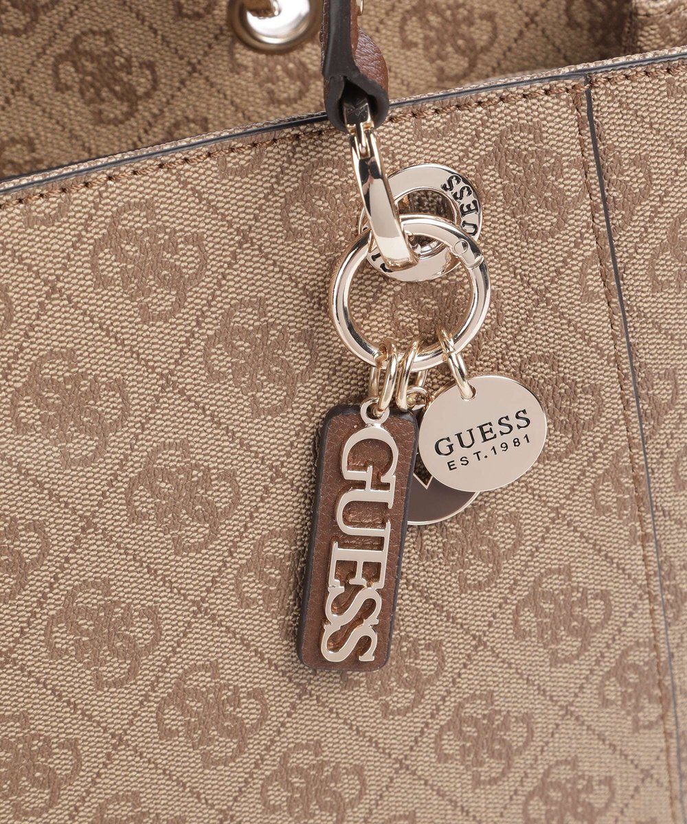 GUESS KADIN OMUZ ÇANTASI BG967225-LATTE-LOGO-BROWN