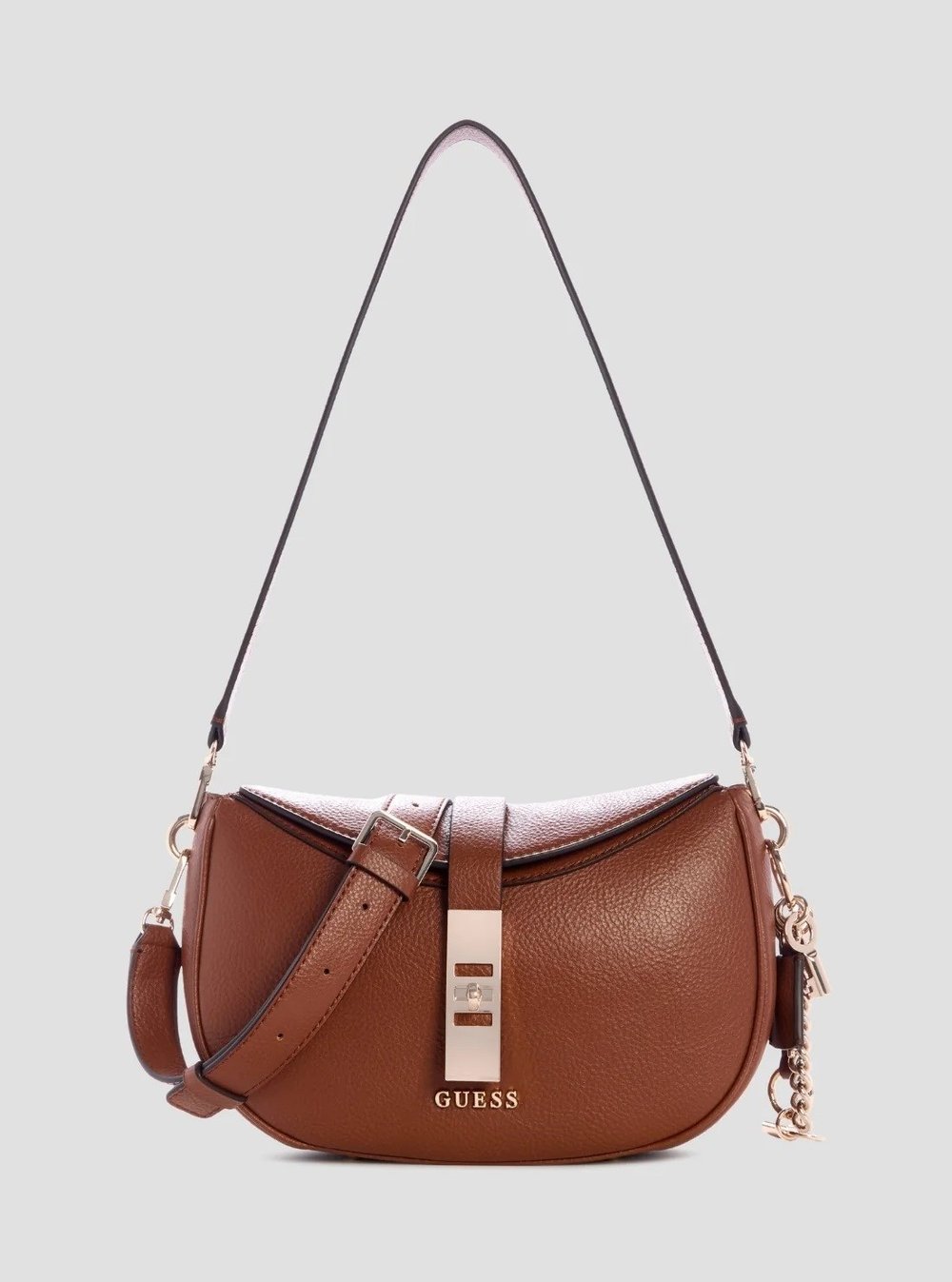 GUESS KADIN OMUZ ÇANTASI BG989718-COGNAC