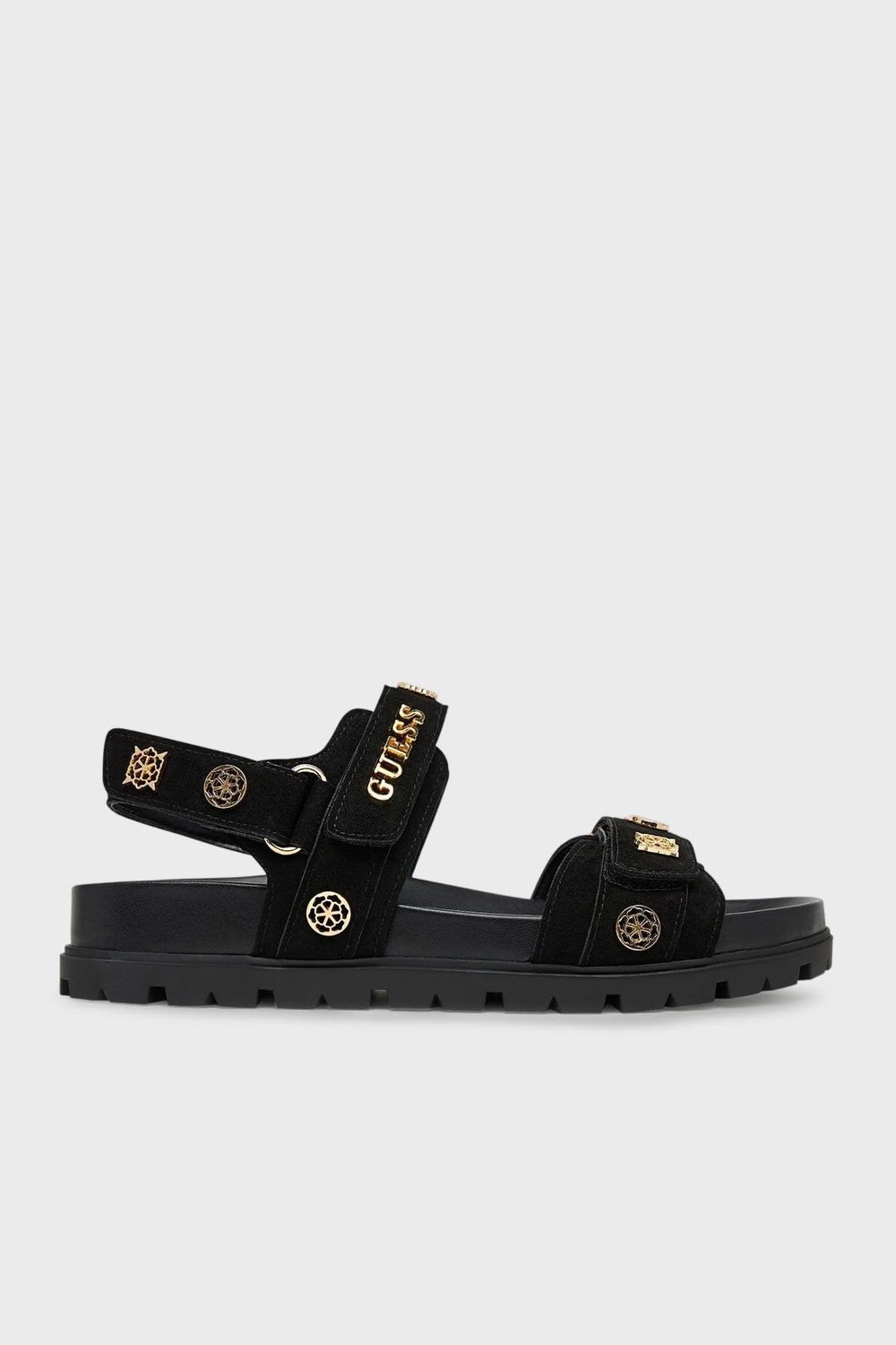 GUESS KADIN SANDALET FLPFLOESU03-BLACK