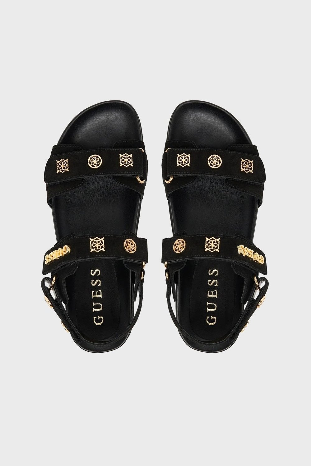 GUESS KADIN SANDALET FLPFLOESU03-BLACK