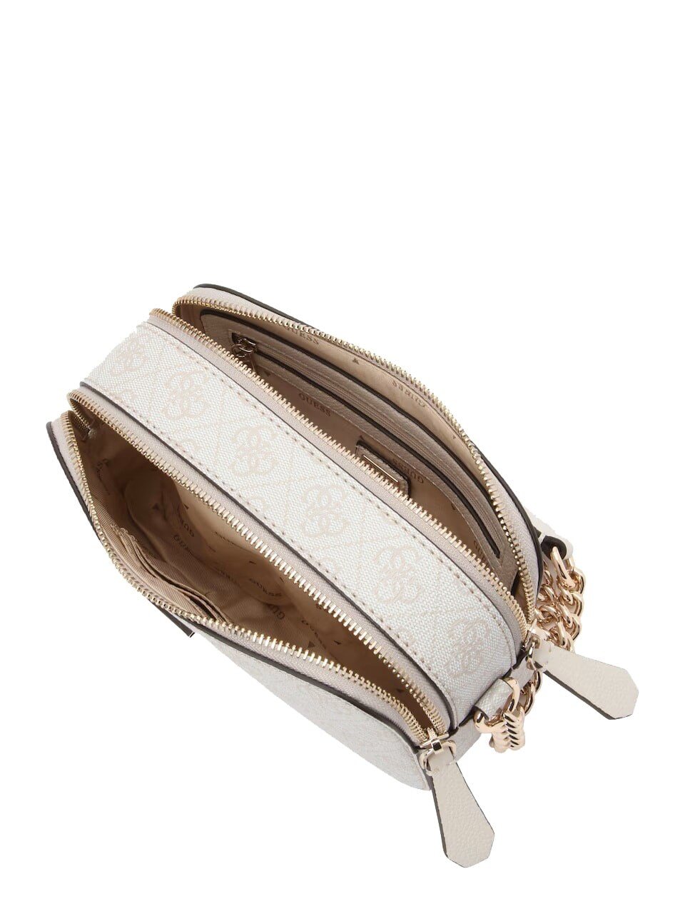 GUESS NOELLE 2 KADIN OMUZ ÇANTASI BG967214-BONE-LOGO