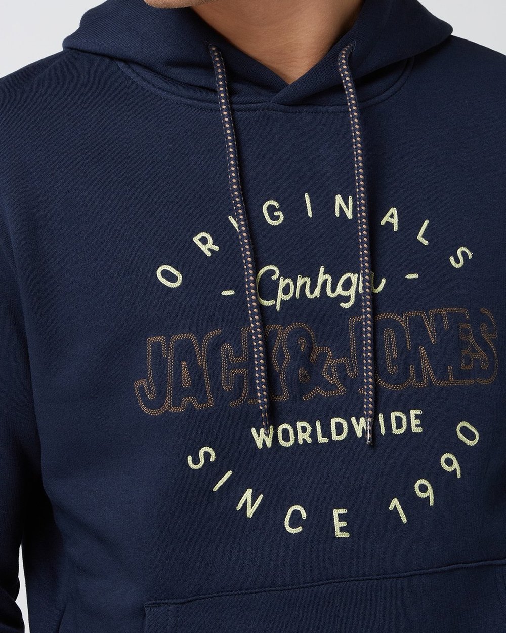 JACK & JONES ERKEK SWEATSHIRT 12198426-NAVY