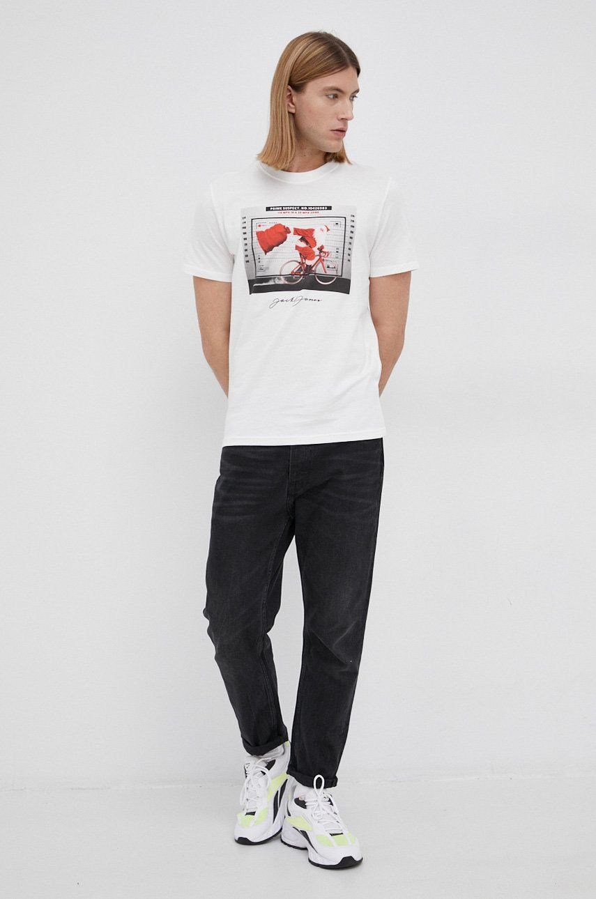 JACK JONES ERKEK T-SHIRT 12198772-DANCER