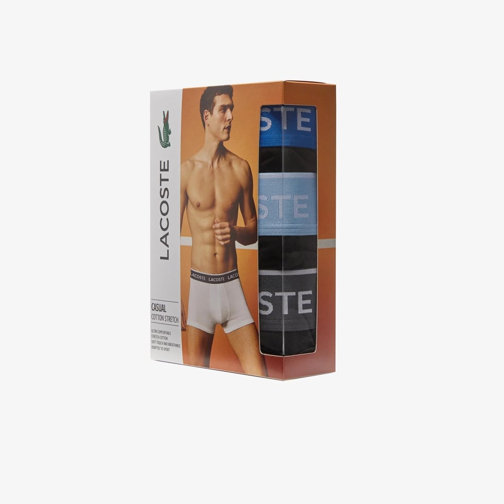 LACOSTE 3 LÜ ERKEK BOXER 5H3401-B68