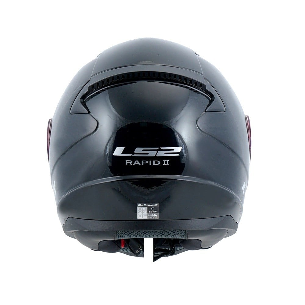 LS2 RAPID II MOTOSİKLET KASKI FF353-SOLID-GLOSS-BLACK