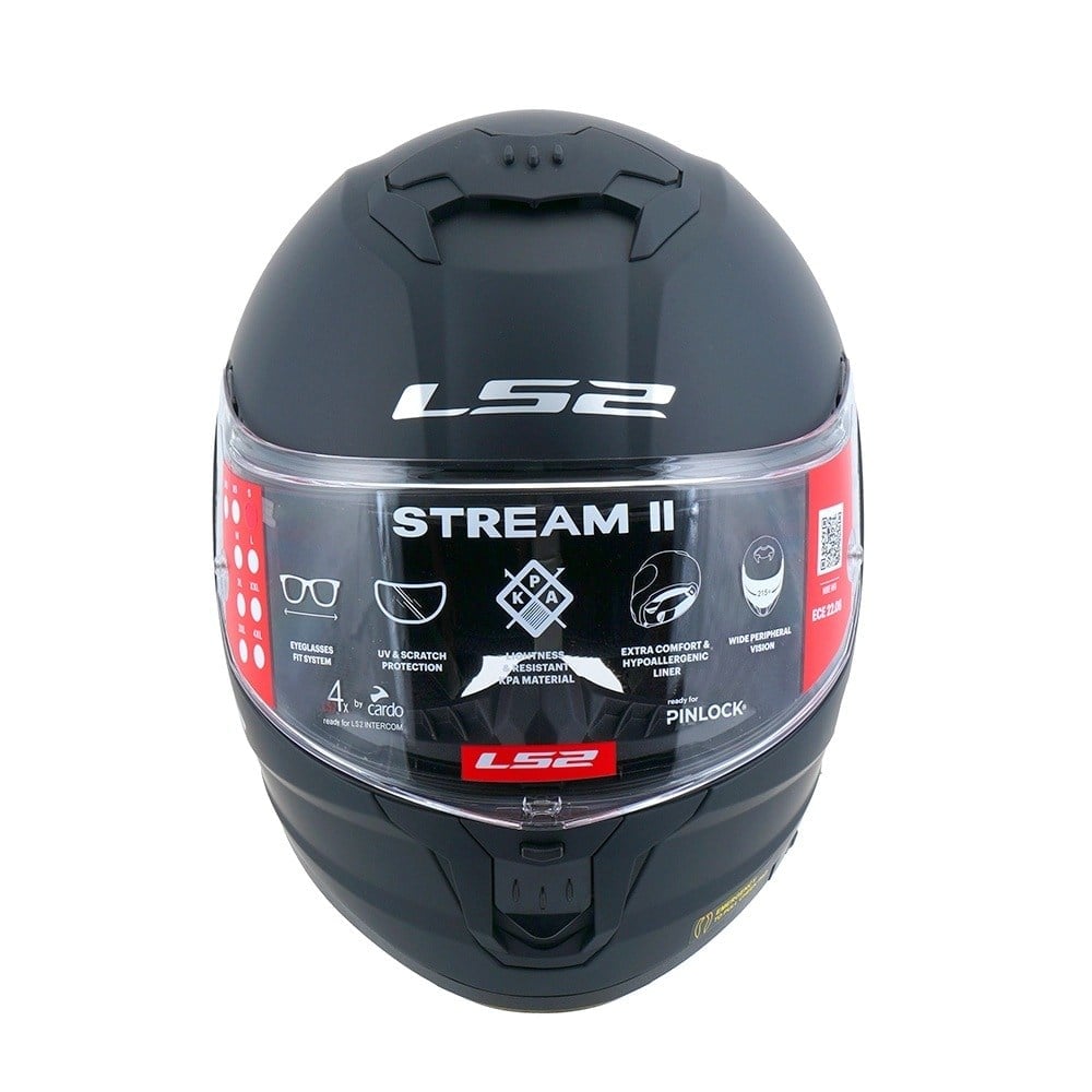 LS2 STREAM II KASK FF808-MATT-BLACK