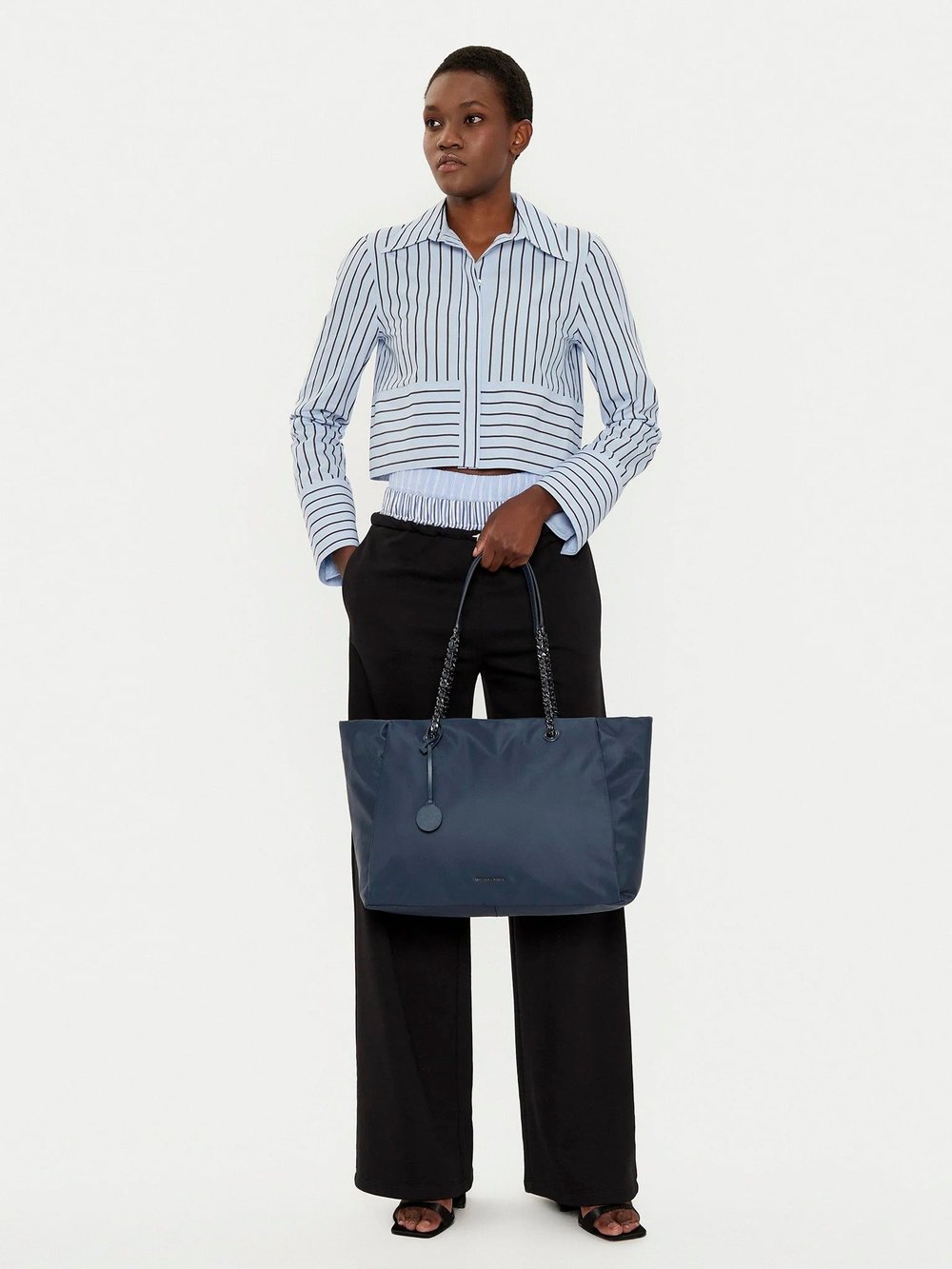 MICHAEL KORS KADIN OMUZ ÇANTASI 30R5SIOT3C-NAVY