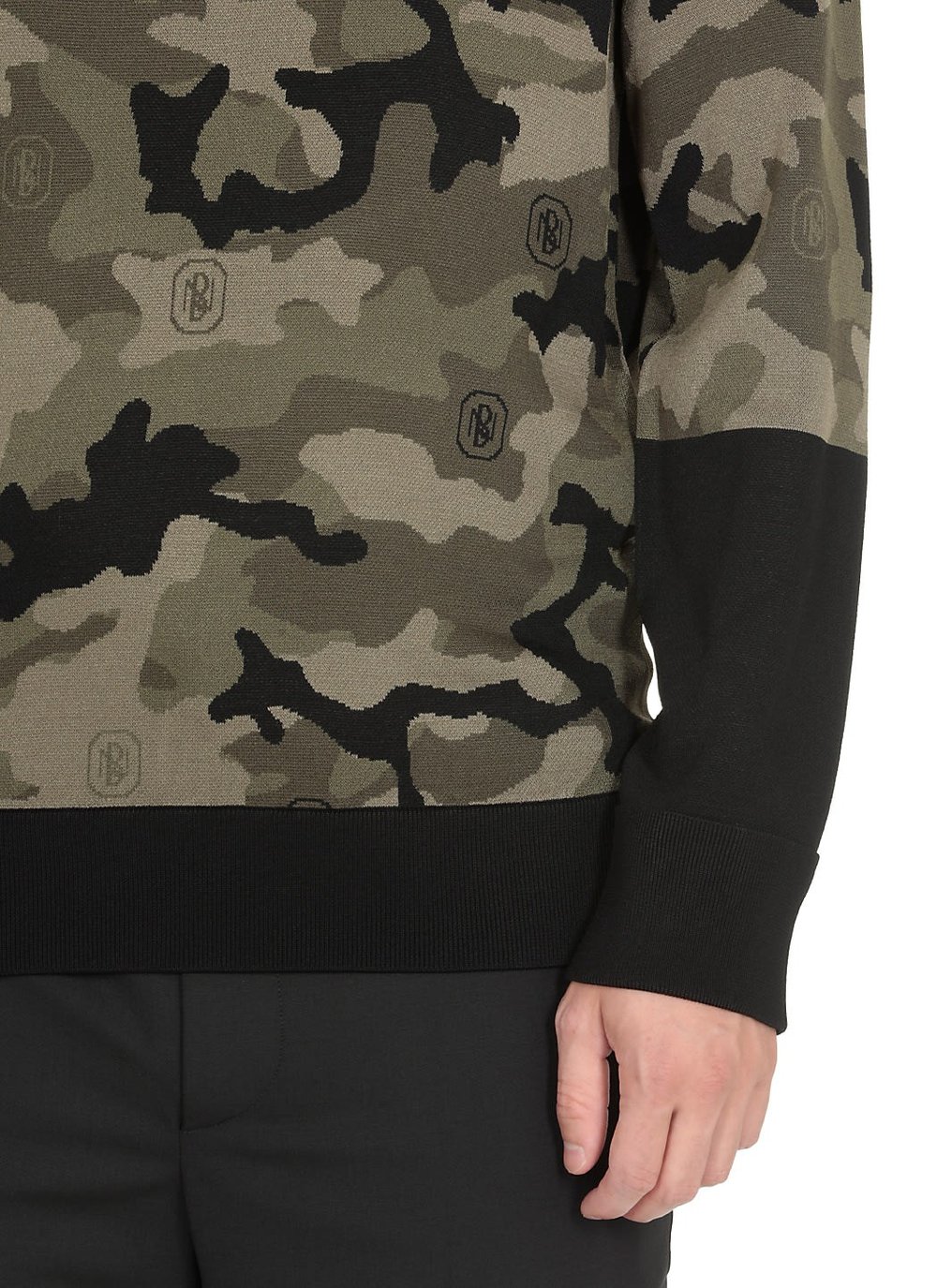NEIL BARRETT ERKEK SWEATSHIRT PBMA1103J-P607C-2767
