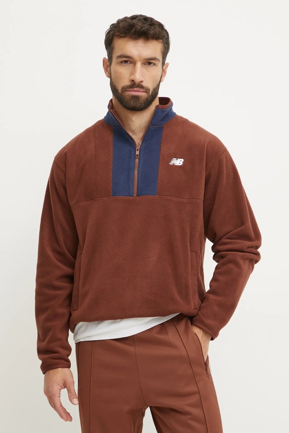 NEW BALANCE ERKEK SWEATSHIRT MT43518ROK