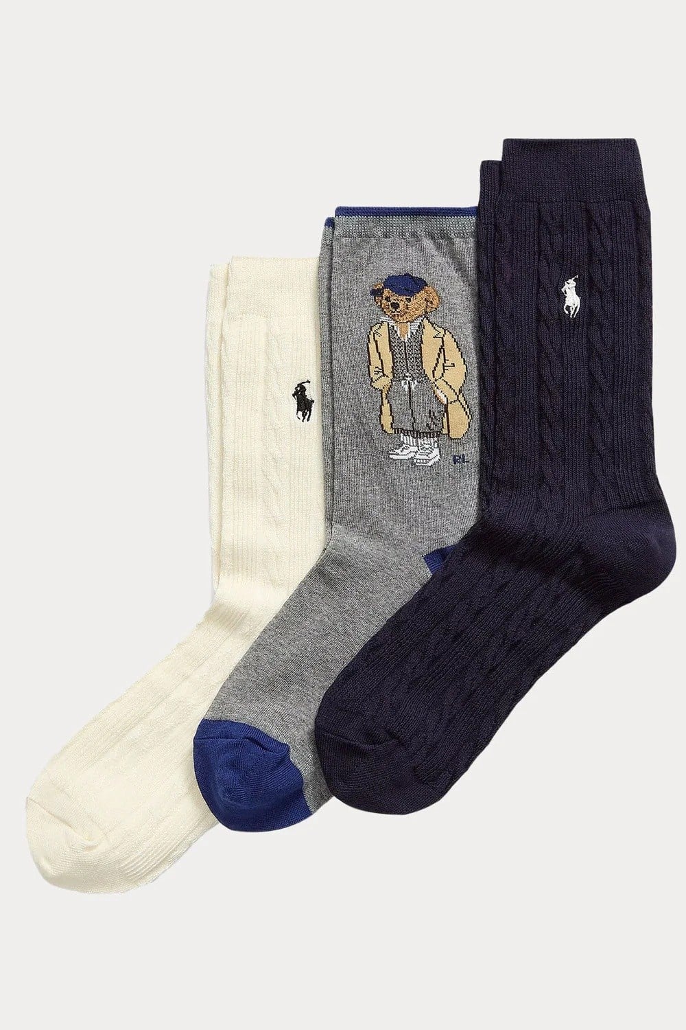 POLO RALPH LAUREN 3'LÜ ERKEK ÇORAP 455982948001
