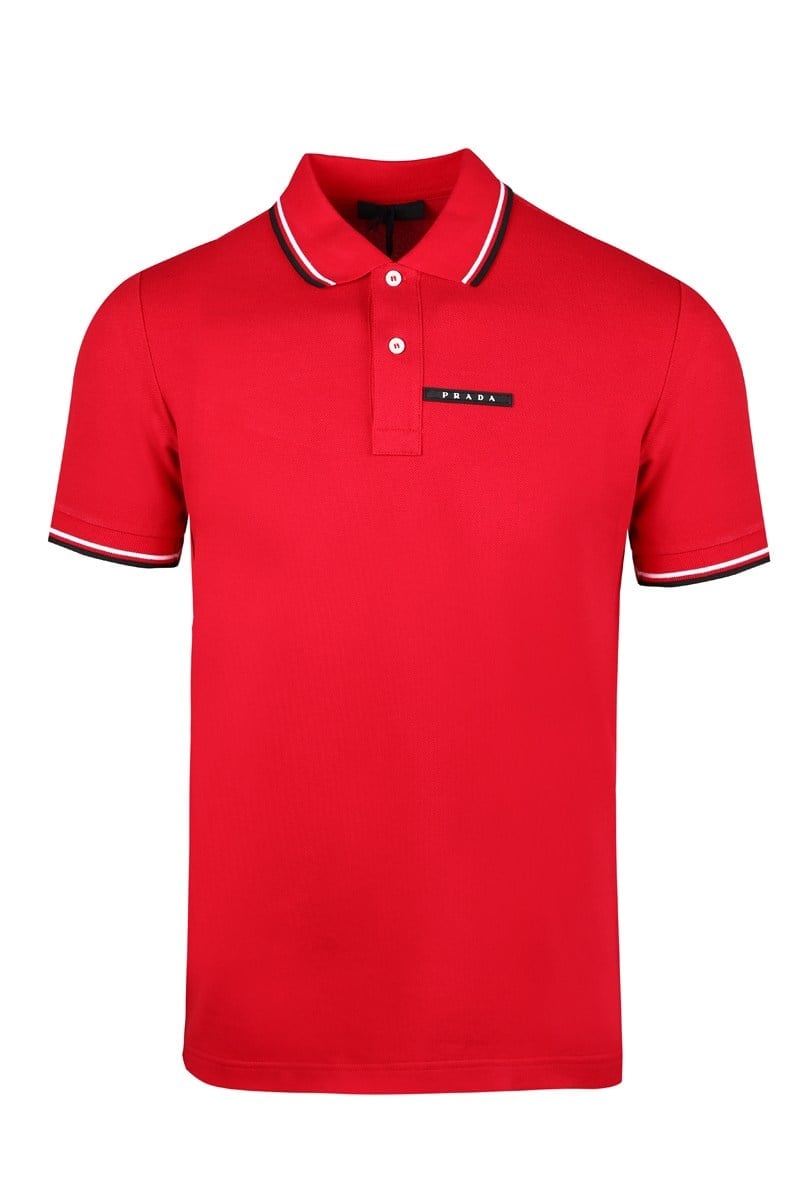 PRADA ERKEK POLO YAKA T-SHIRT SJN256-322-F0AA6