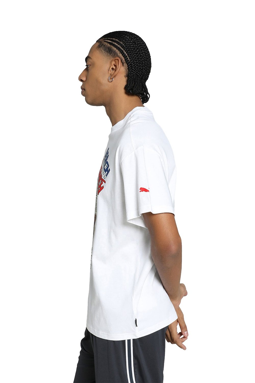 PUMA PRINTED ERKEK T-SHIRT 633066-01