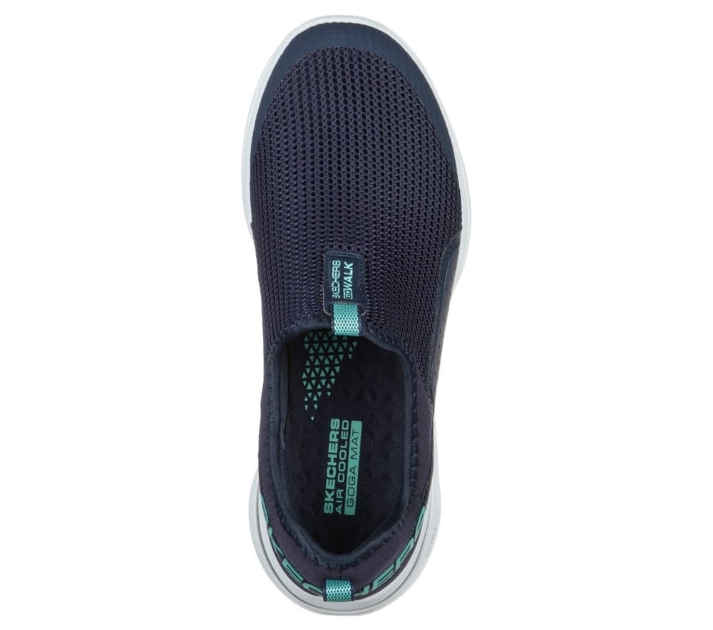 SKECHERS AQUA GO WALK 5 KADIN AYAKKABI 124013-NVAQ