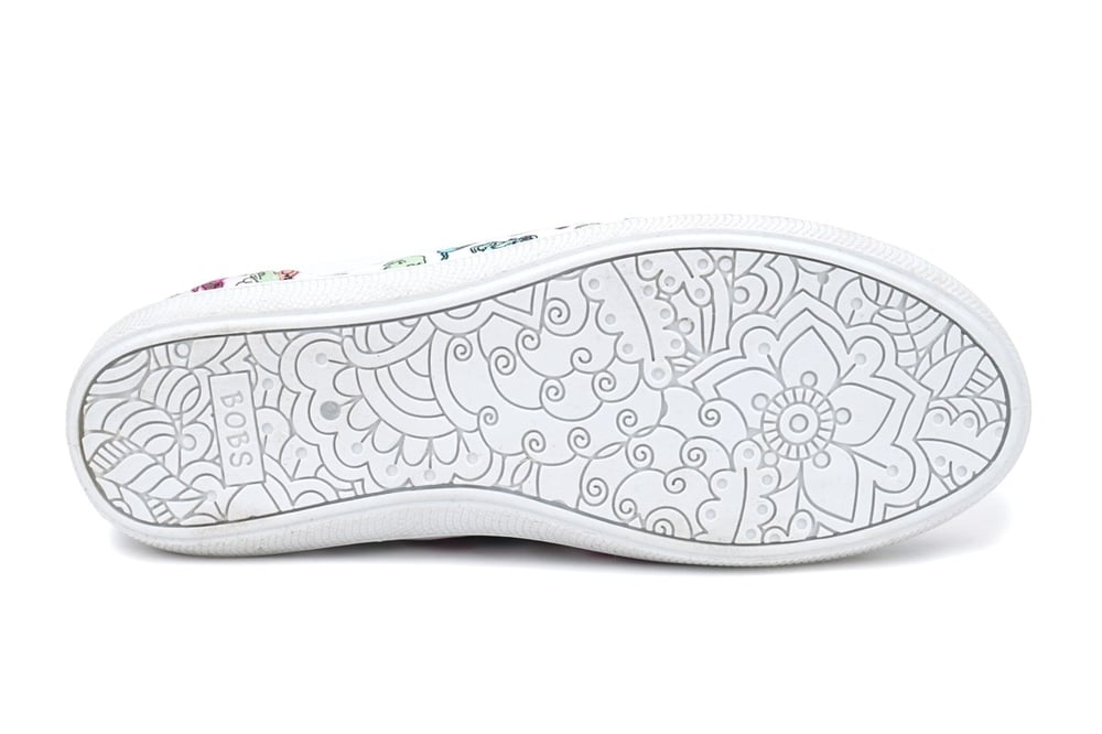 SKECHERS BOBS CUTE PASTEL DOODLEZ KADIN AYAKKABI 113927-WMLT
