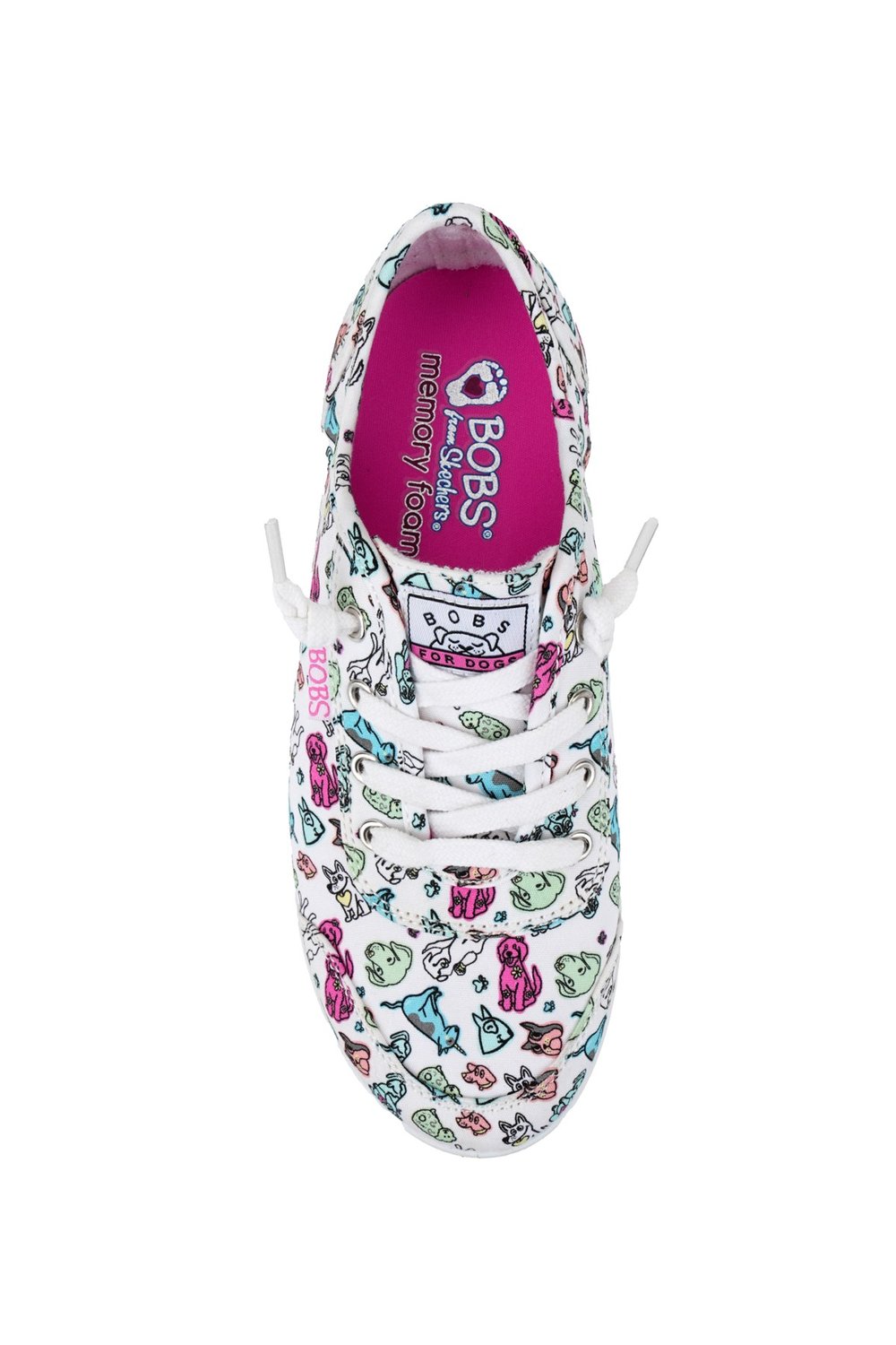SKECHERS BOBS CUTE PASTEL DOODLEZ KADIN AYAKKABI 113927-WMLT