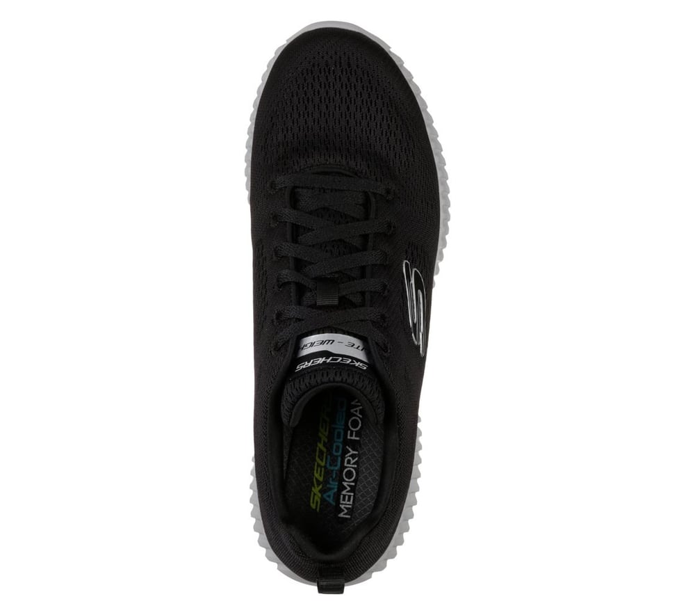 SKECHERS ELITE FLEX CLEAR LEAF ERKEK AYAKKABI 52871-BKGY