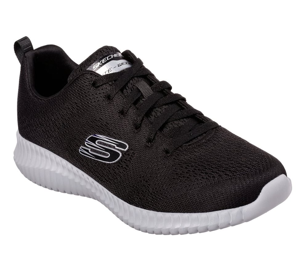 SKECHERS ELITE FLEX CLEAR LEAF ERKEK AYAKKABI 52871-BKGY