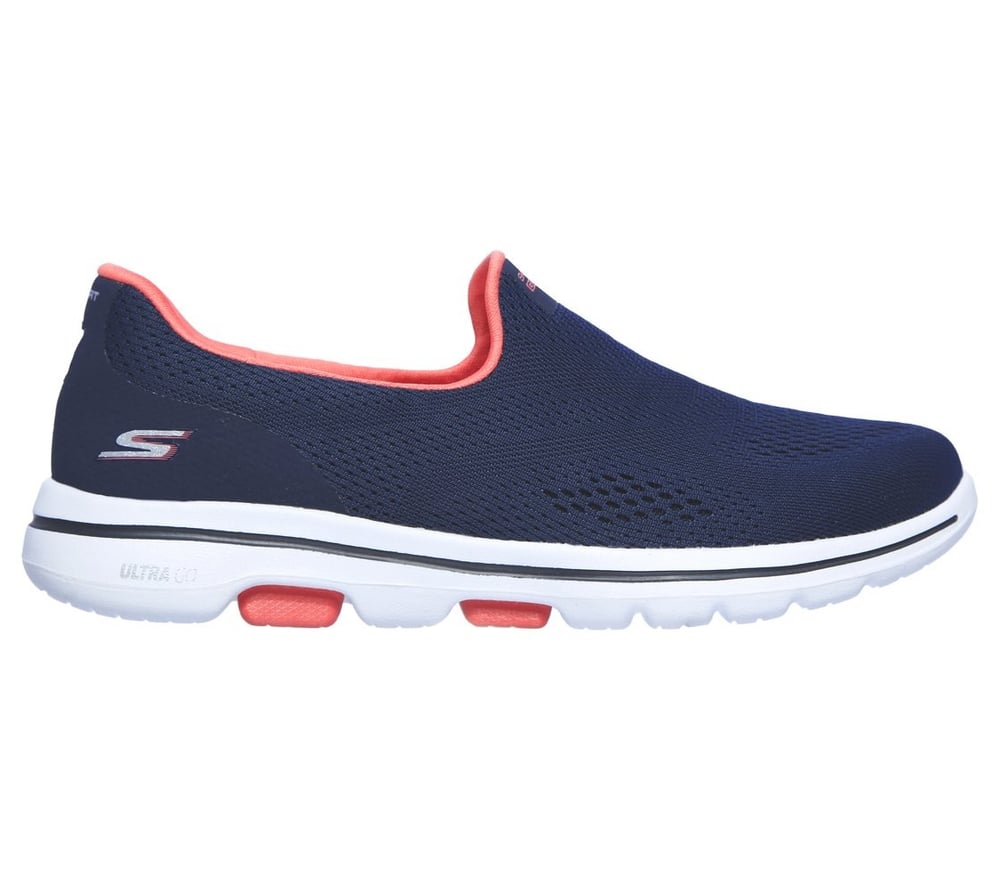 SKECHERS GO WALK 5 KADIN AYAKKABI 124033-OFPK