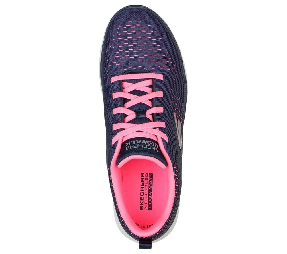 SKECHERS GO WALK 6 KADIN AYAKKABI 124524-NVHP