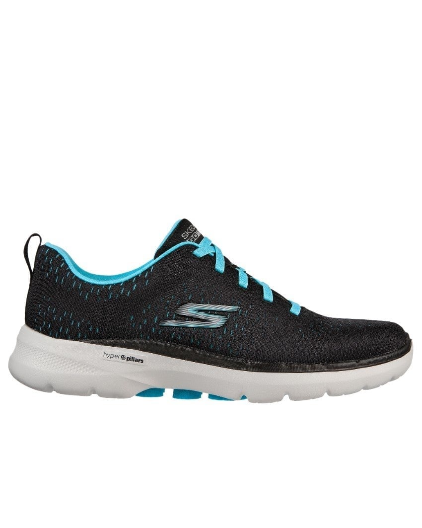 SKECHERS GO WALK 6 KADIN AYAKKABI 124524-BKAQ