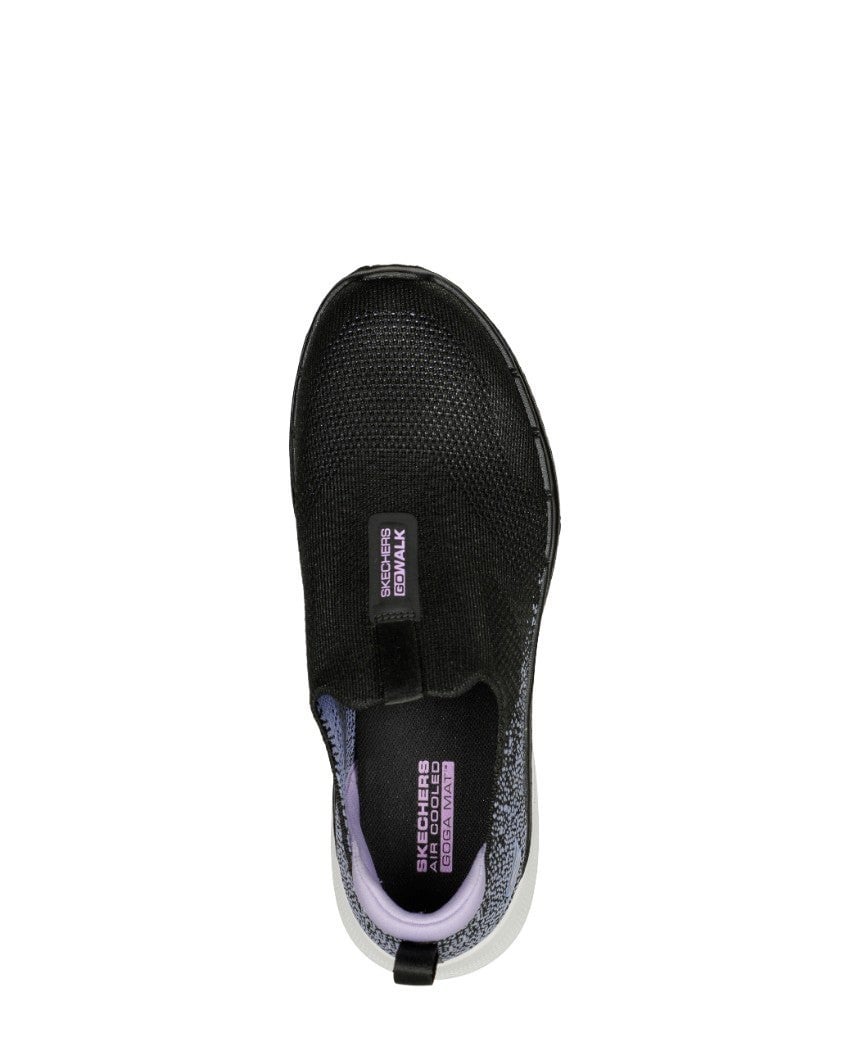 SKECHERS GO WALK 6 KADIN AYAKKABI 124502-BKLV