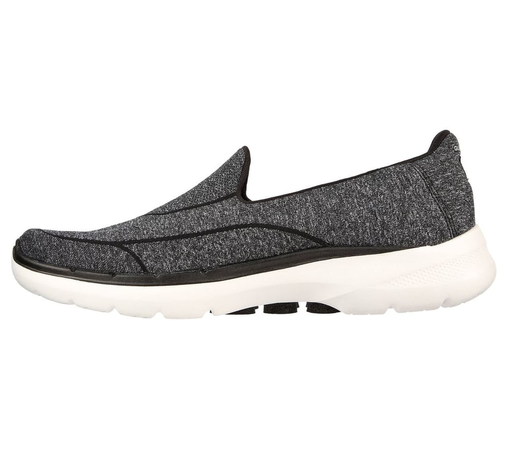 SKECHERS GO WALK 6 KADIN AYAKKABI 124541-BKW