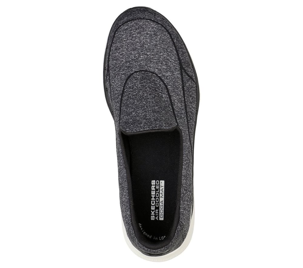 SKECHERS GO WALK 6 KADIN AYAKKABI 124541-BKW