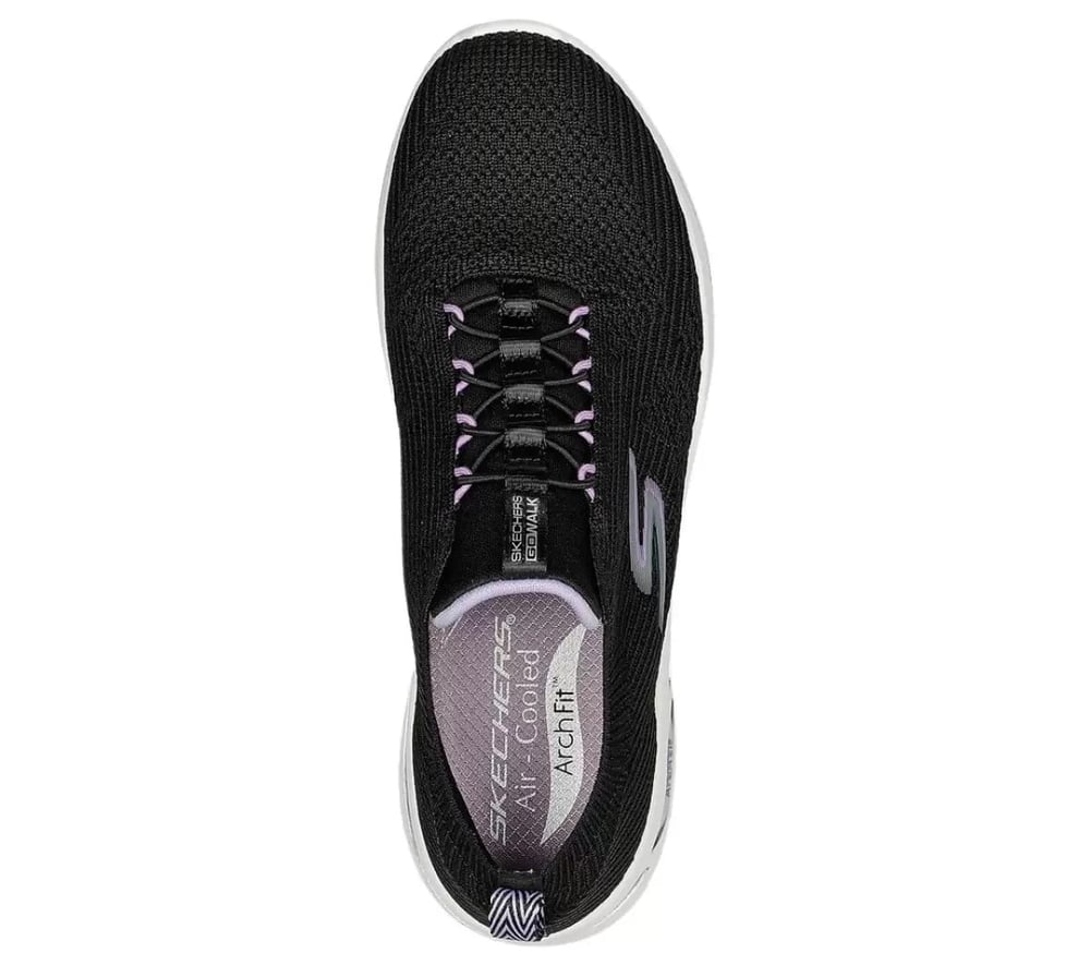 SKECHERS GO WALK ARCH FIT KADIN AYAKKABI 124882-BKLV