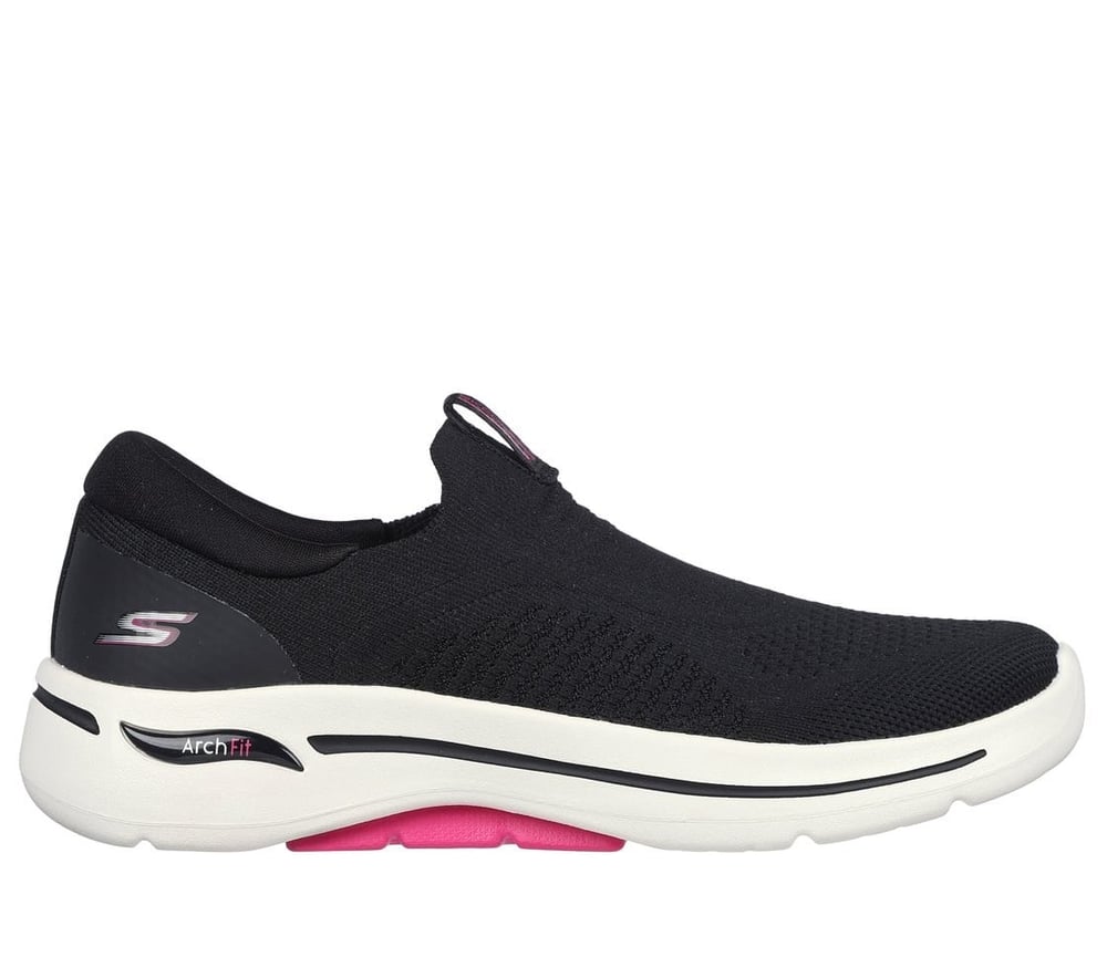 SKECHERS GO WALK ARCH FIT KADIN AYAKKABI 124890-BKHP