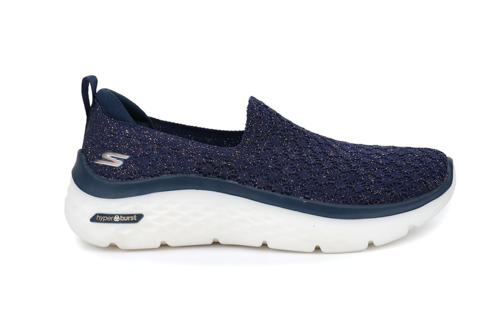 SKECHERS GO WALK HYPER KADIN AYAKKABI 124583-NVY