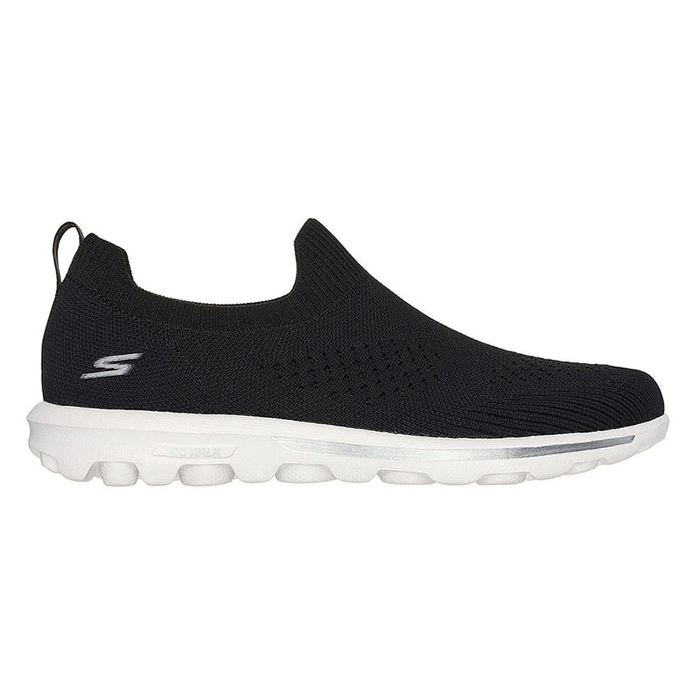 SKECHERS GO WALK TRAVEL KADIN AYAKKABI 124763-BKW