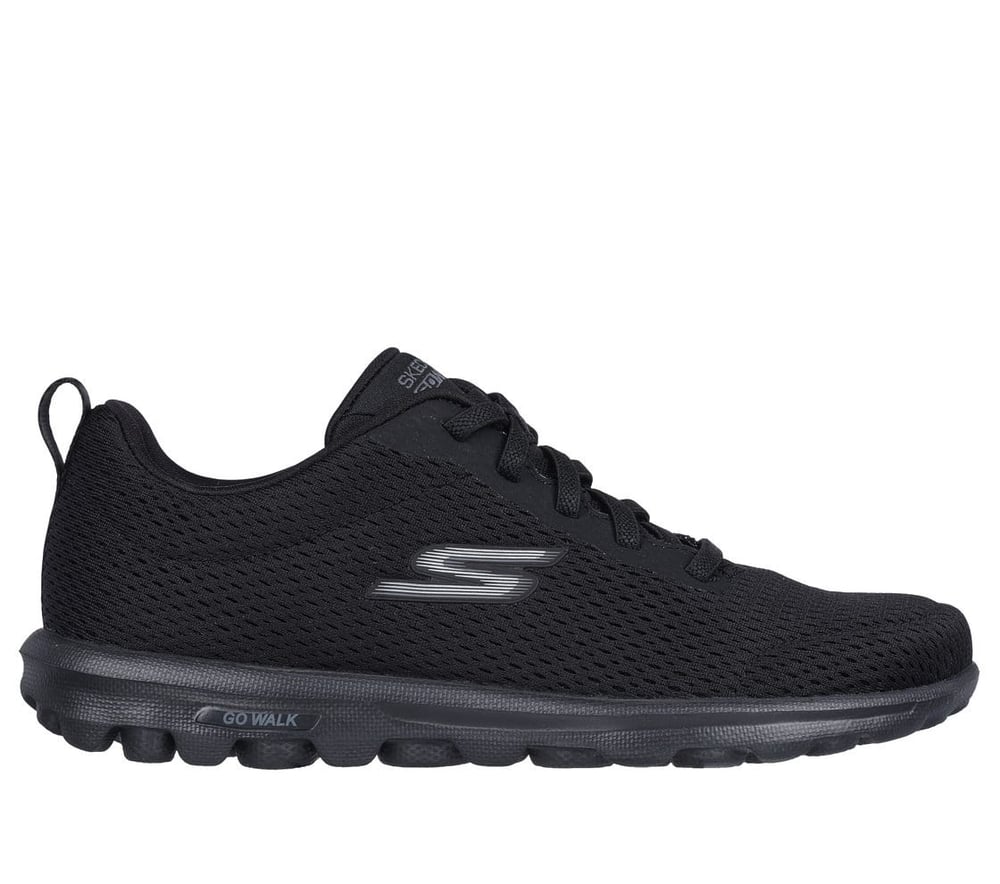 SKECHERS GO WALK TRAVEL KADIN AYAKKABI 124985-BBK