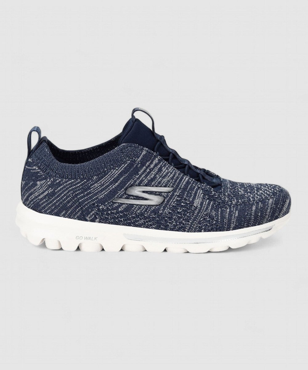 SKECHERS GO WALK TRAVEL KADIN AYAKKABI 124992-NVBL