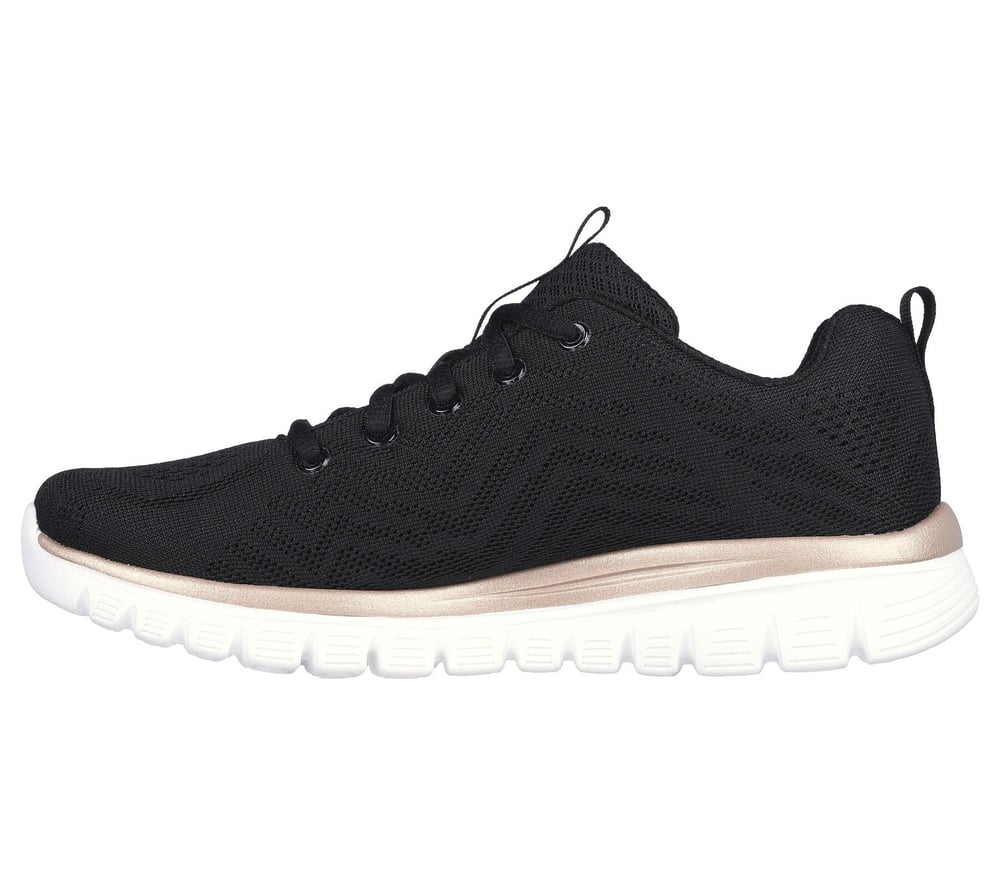 SKECHERS GRACEFUL-GET CONNECTED KADIN AYAKKABI 12615-BKGD