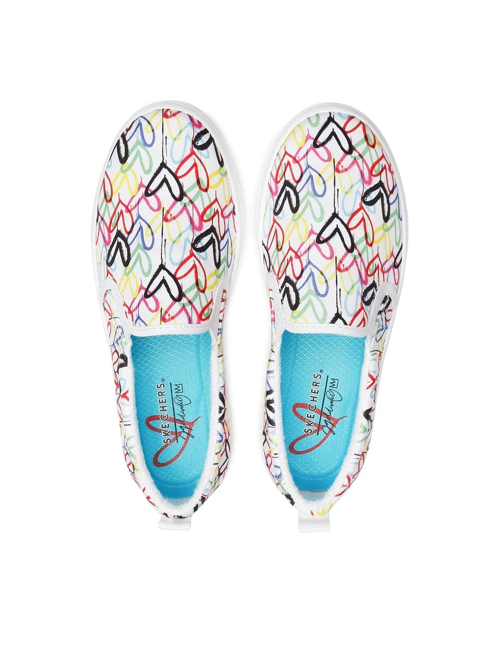SKECHERS POPY DRIPPIN LOVE KADIN AYAKKABI 155503-WMLT