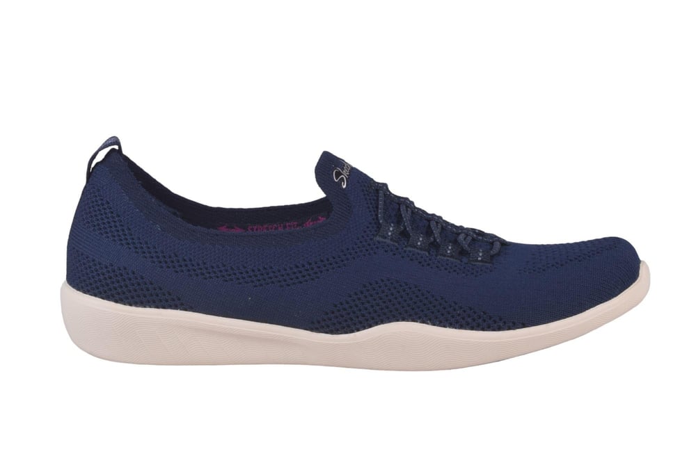 SKECHERS WALK SLIP ON KADIN AYAKKABI 100033-NVY