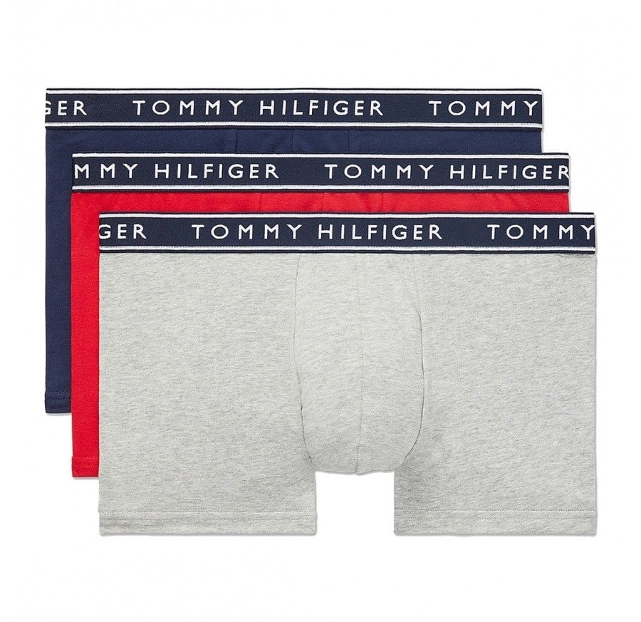 TOMMY HILFIGER COTTON STRETCH ERKEK 3 LÜ BOXER 09T4225-966
