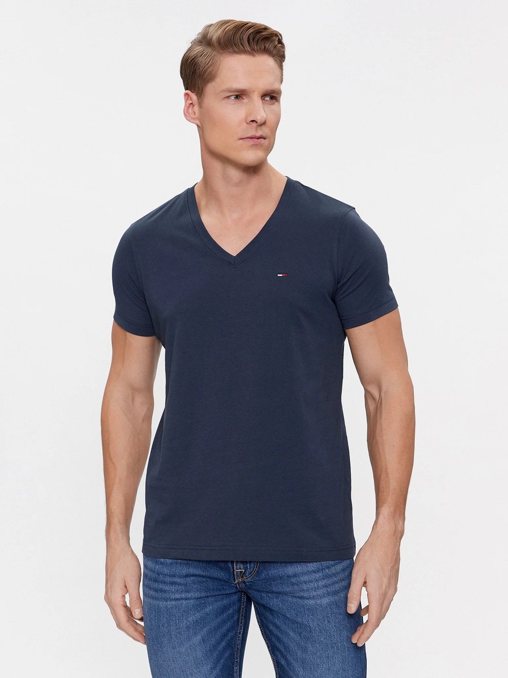 TOMMY HILFIGER ERKEK T-SHIRT DM0DM04410-002