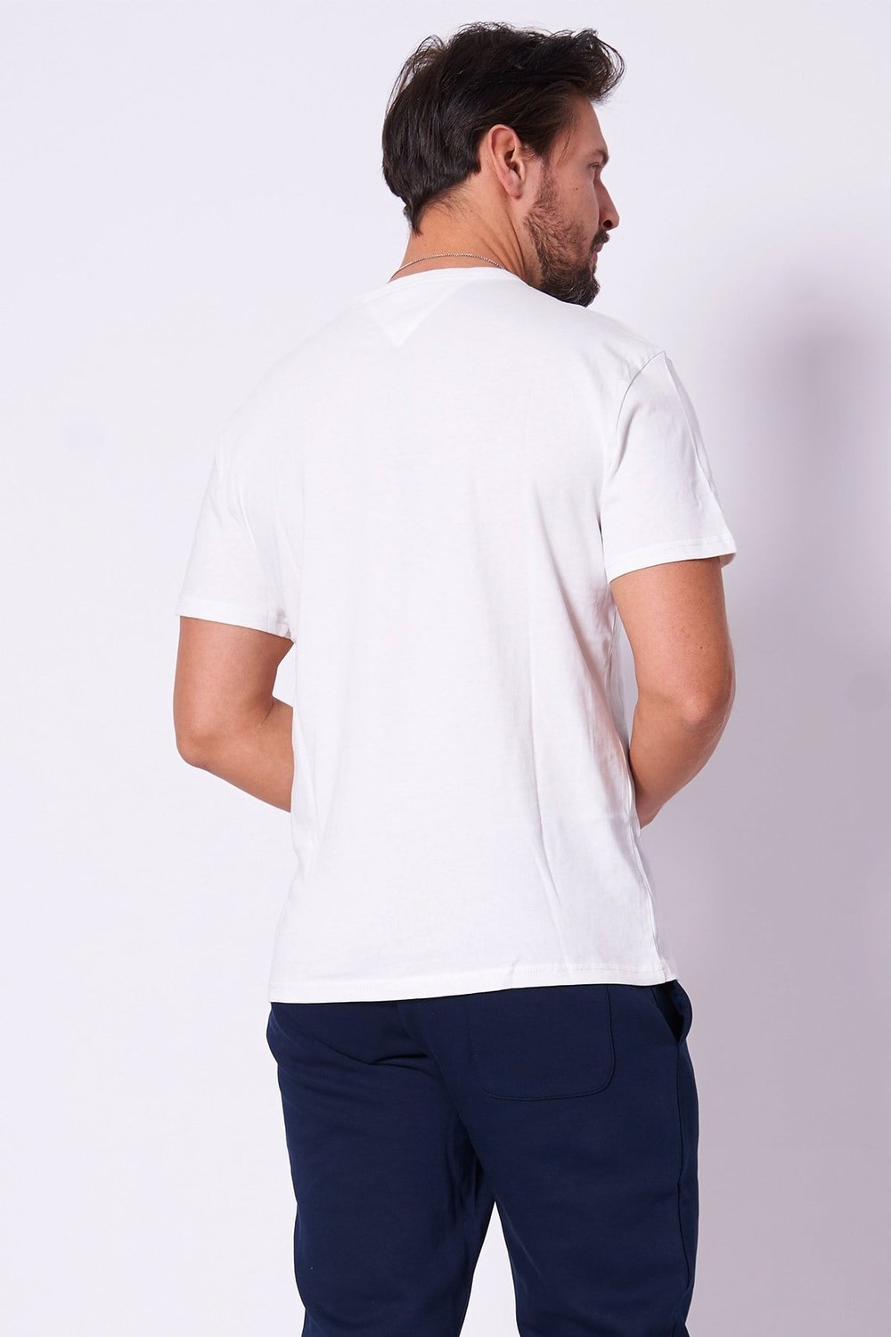 TOMMY HILFIGER ERKEK T-SHIRT DM0DM20322-YBL