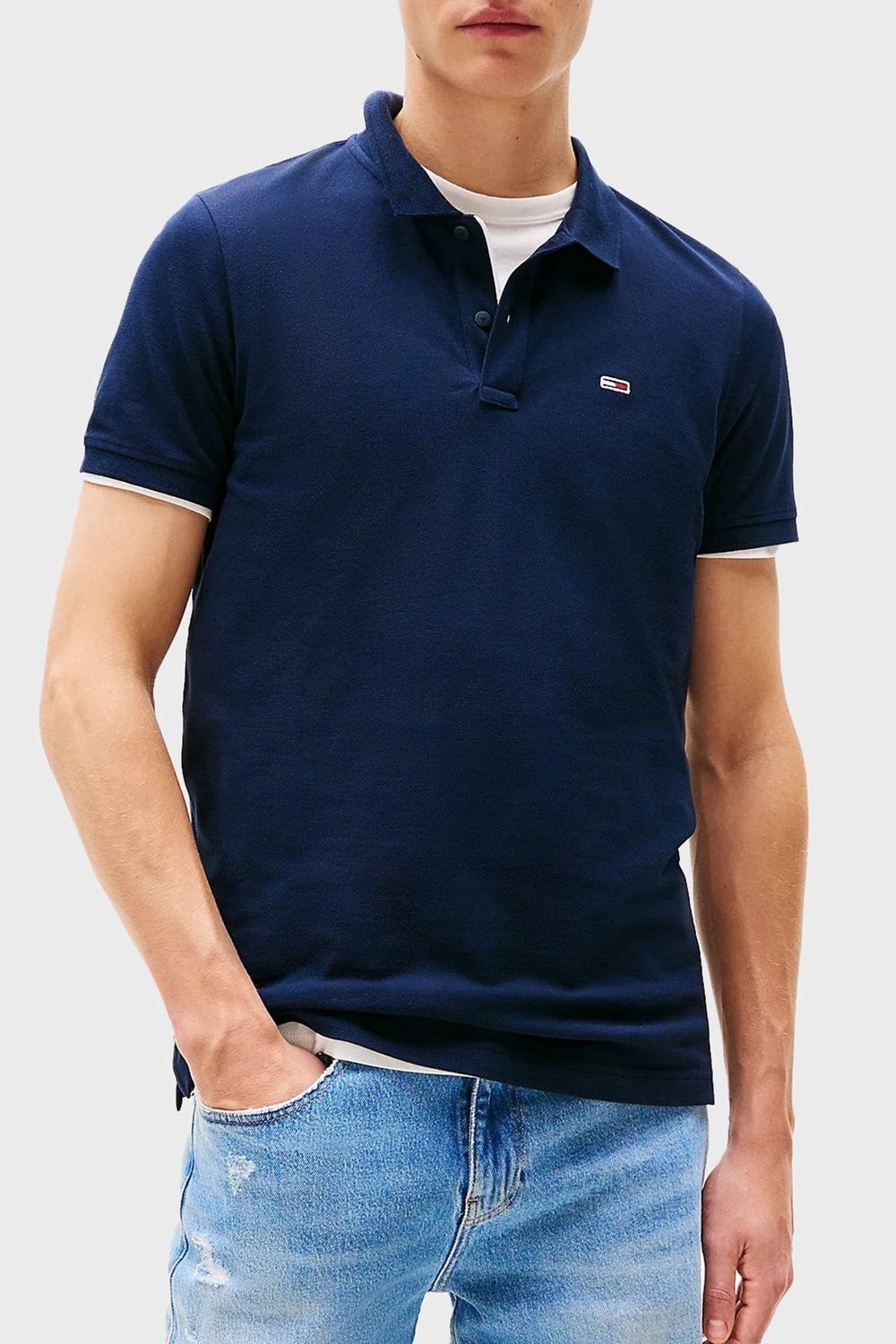 TOMMY HILFIGER ERKEK T-SHIRT DM0DM20676-C1G