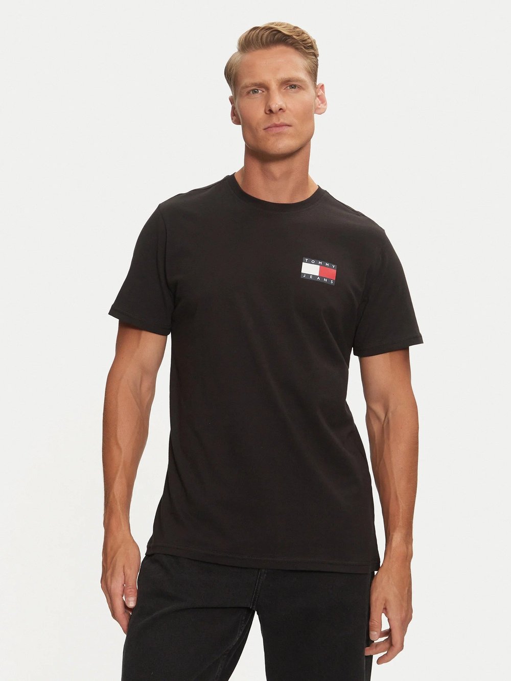 TOMMY HILFIGER ERKEK T-SHIRT DM0DM20740-BDS