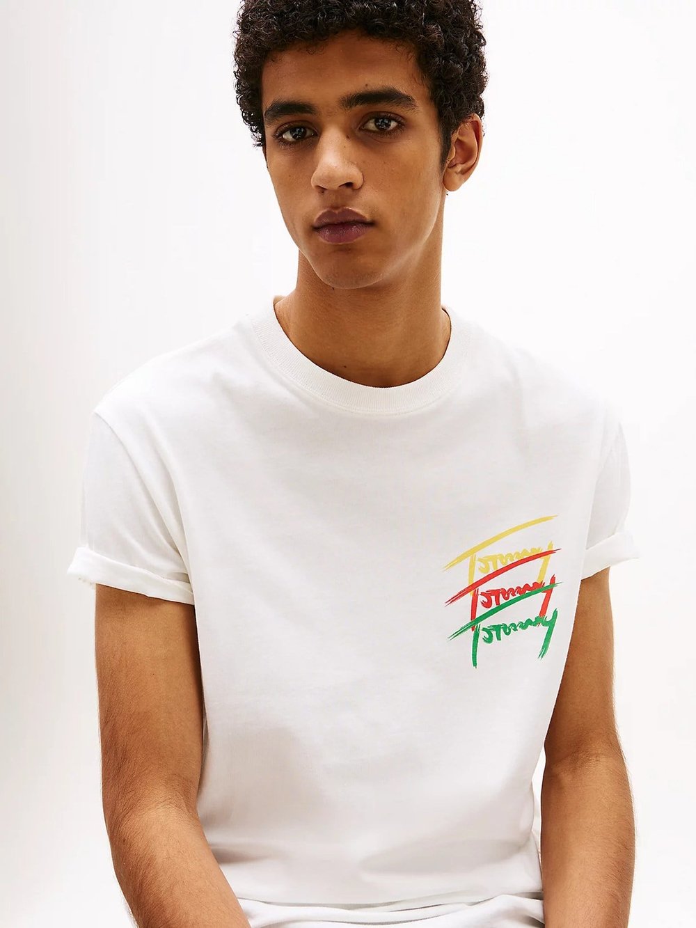 TOMMY HILFIGER ERKEK T-SHIRT DM0DM20771-YBL