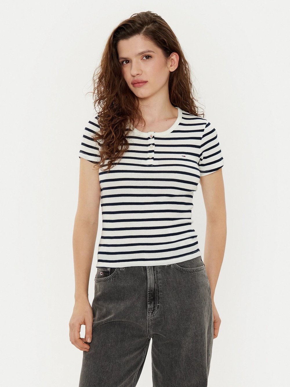 TOMMY HILFIGER KADIN T-SHIRT DW0DW19502-0FE