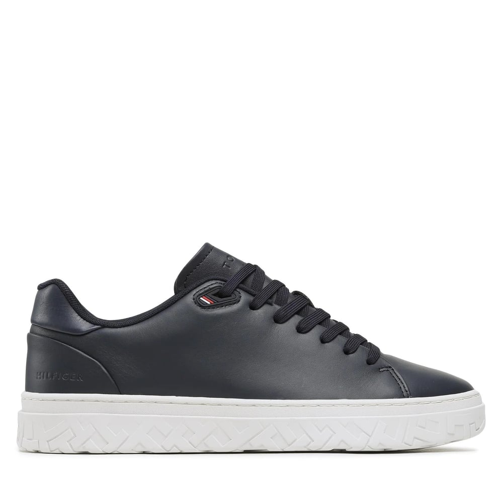 TOMMY HILFIGER MODERN ICONIC COURT CUP LEATHER ERKEK AYAKKABI FM0FM04355-DW5