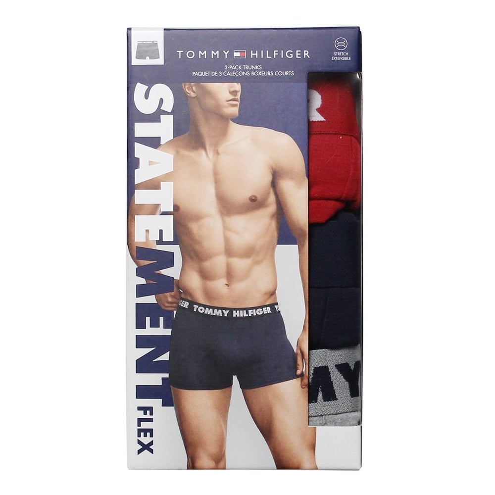 TOMMY HILFIGER STATEMENT FLEX ERKEK 3 LÜ BOXER 09T3798-608