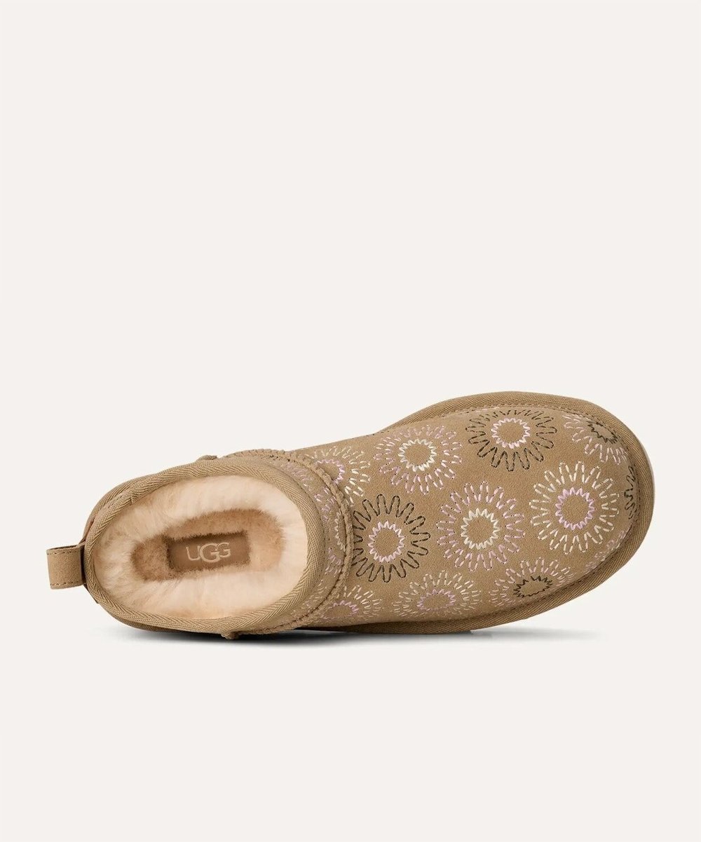 UGG CLASSIC MICRO SUN STITCH KADIN BOT 1178192-MDSD