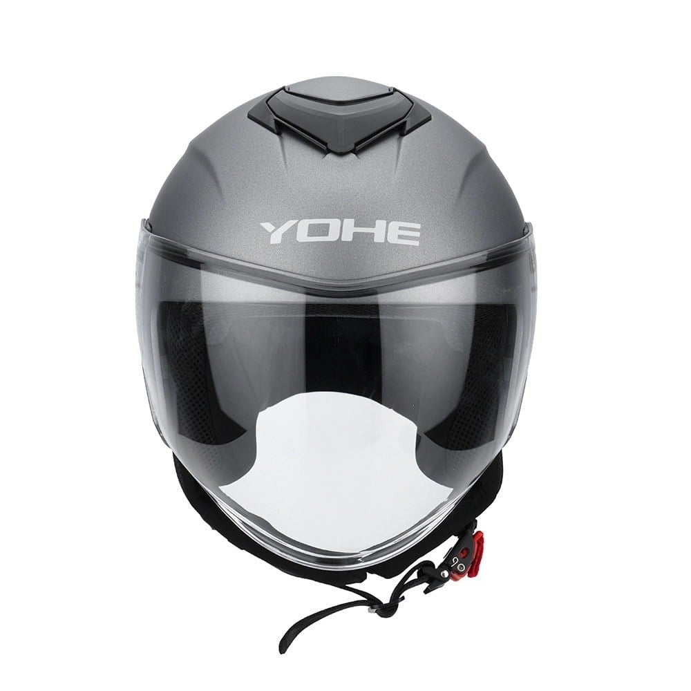 YOHE MOTOSİKLET KASKI 852-MATT-SOLID-TITANIUM