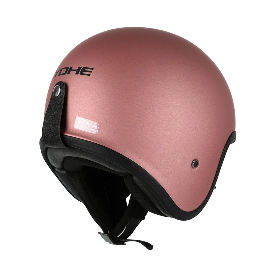 YOHE MOTOSİKLET KASKI 880-MATT-ROSE-GOLD