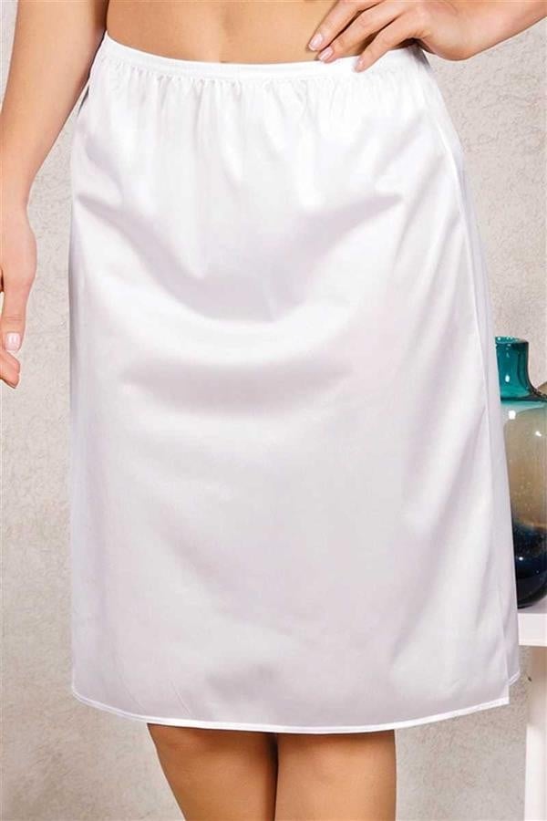 Arias Closet Polyamid Kumaşlı Diz Altı Uzun Etek Altı Jüpon