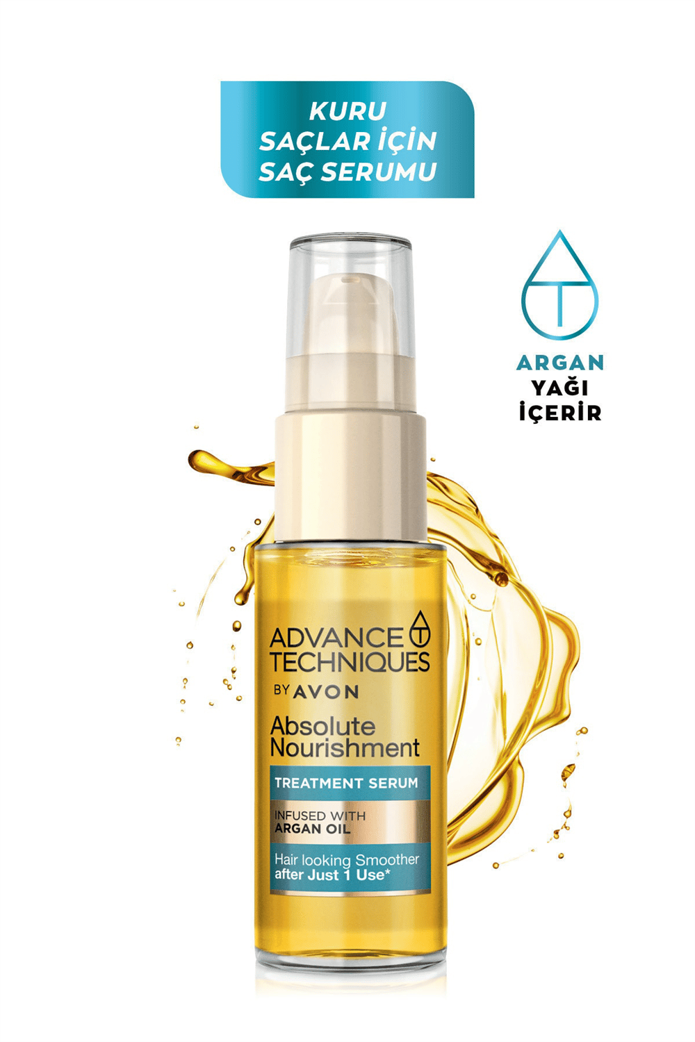 Advance Techniques Argan Yağı Içeren Besleyici Saç Serumu 30 Ml. Üçlü Set